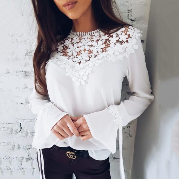 women's blouses & shirts spring autumn polyester shirt round collar long sleeve pullover hollow out green black lace solid fashion sexy, White
women's blouses & shirts spring autumn polyester shirt round collar long sleeve pullover hollow out green black lace solid fashion sexy, White