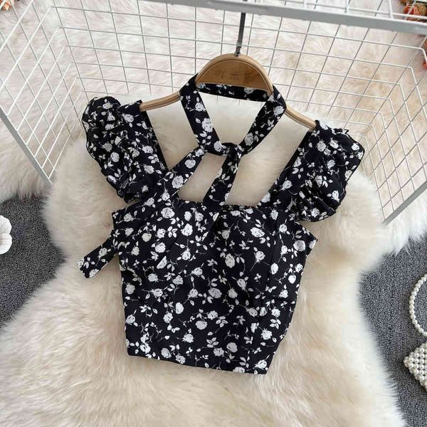 chic sweet shirt woman spring summer korean ins vintage floral square collar flying sleeve versatile short top, White
chic sweet shirt woman spring summer korean ins vintage floral square collar flying sleeve versatile short top, White