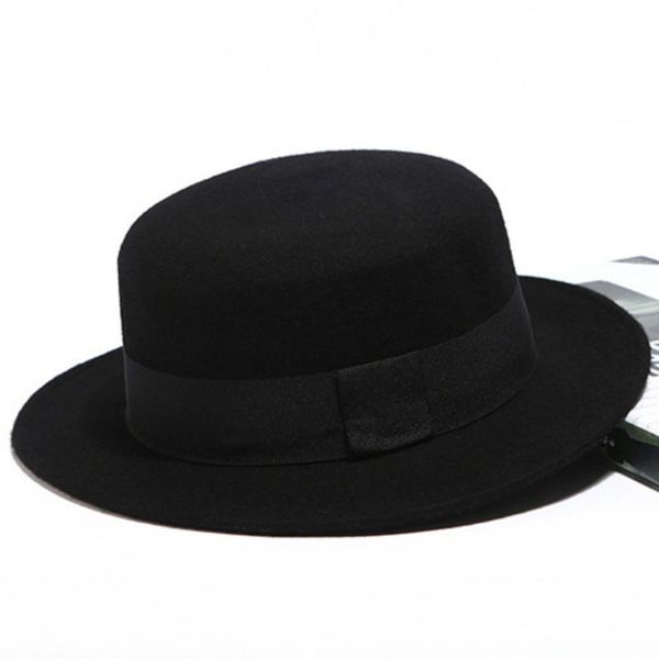 wide brim hats black cap female british 100% australia wool hat party flat short fedoras for woman men winter felt caps 56-58cm, Blue;gray
wide brim hats black cap female british 100% australia wool hat party flat short fedoras for woman men winter felt caps 56-58cm, Blue;gray
