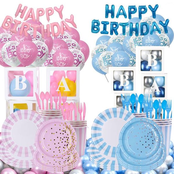 disposable dinnerware baby shower supplies kit it's boy girl tableware birthday party decorations for born banner plates cups balloon e
disposable dinnerware baby shower supplies kit it's boy girl tableware birthday party decorations for born banner plates cups balloon e