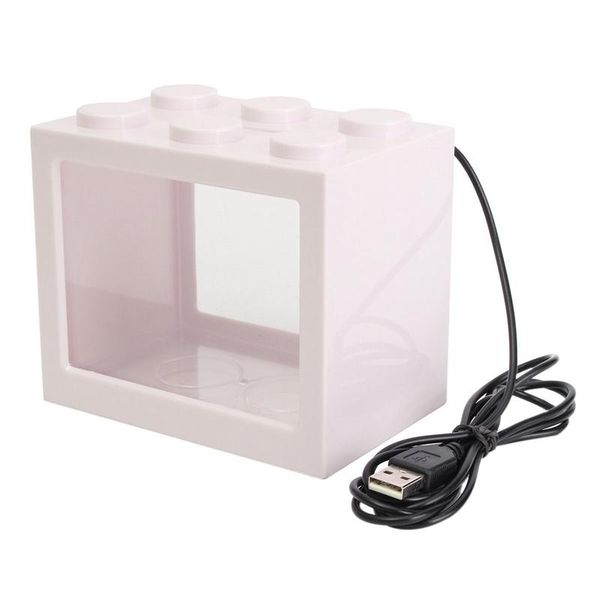 aquariums mini usb led lighting clear fish tank ornament aquarium office deskdecor, white
aquariums mini usb led lighting clear fish tank ornament aquarium office deskdecor, white