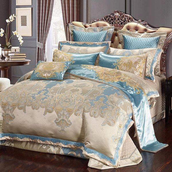 bedding sets 4/6/8/10 pcs luxury set king size jacquard cotton bed cover duvet nordic blue linen home textiles quilts
bedding sets 4/6/8/10 pcs luxury set king size jacquard cotton bed cover duvet nordic blue linen home textiles quilts