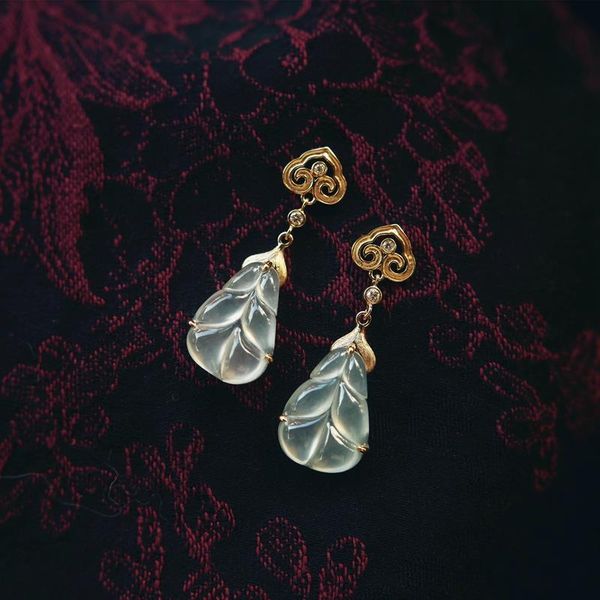 dangle & chandelier designer original natural white chalcedony plantain fan earrings elegant charm creative retro female silver jewelry
dangle & chandelier designer original natural white chalcedony plantain fan earrings elegant charm creative retro female silver jewelry