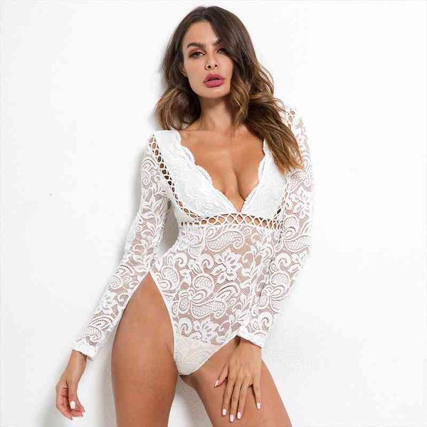 white deep v neck bodysuit women long sleeve lace hollow out bodycon jumpsuit casual bodysuits corset body beach, Black;white
white deep v neck bodysuit women long sleeve lace hollow out bodycon jumpsuit casual bodysuits corset body beach, Black;white