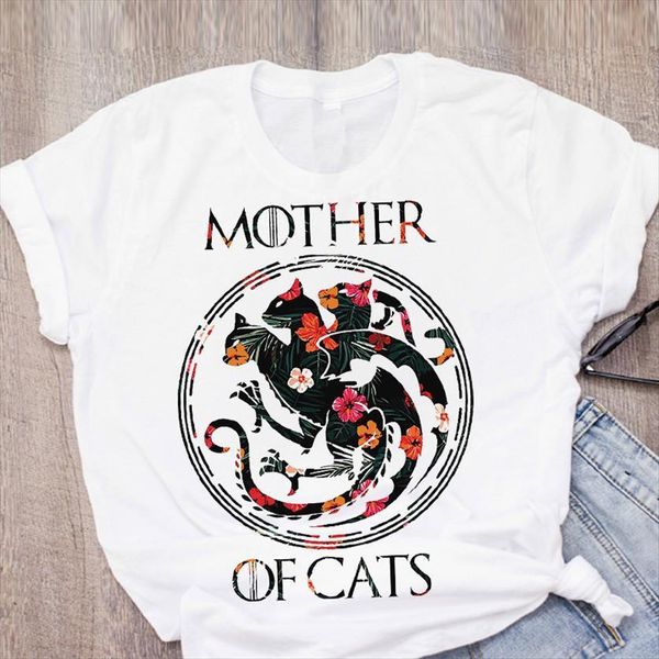 cat mother flower floral women t shirts pet short sleeve fashion print summer lady womens clothing shirt tees female, White
cat mother flower floral women t shirts pet short sleeve fashion print summer lady womens clothing shirt tees female, White