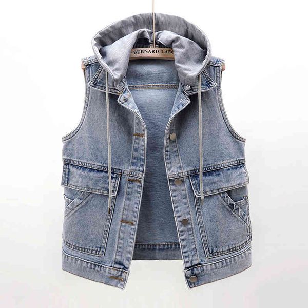 women's vests summer fashion detachable hooded jeans vest women sleeveless jacket korean short denim waistcoat female, Black;white
women's vests summer fashion detachable hooded jeans vest women sleeveless jacket korean short denim waistcoat female, Black;white
