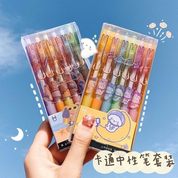 gel pens 6pcs cute animal pen set ins high value 0.5mm writing for student hand account stationary
gel pens 6pcs cute animal pen set ins high value 0.5mm writing for student hand account stationary