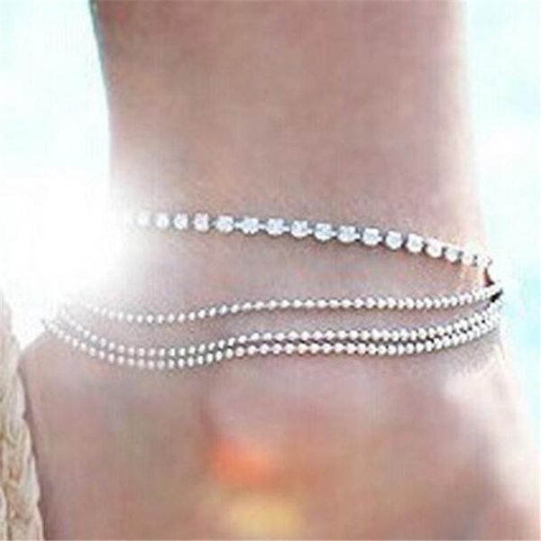 anklets silver anklet crystal beach charm feet initial ankle bracelets summer jewelry women, Red;blue
anklets silver anklet crystal beach charm feet initial ankle bracelets summer jewelry women, Red;blue