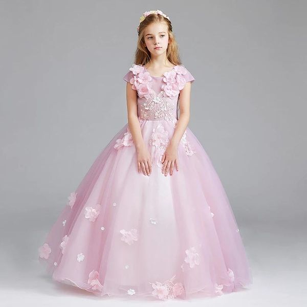 girl's dresses flower girl for weddings o neck short sleeves kids party communion appliques beaded princess dress, Red;yellow
girl's dresses flower girl for weddings o neck short sleeves kids party communion appliques beaded princess dress, Red;yellow