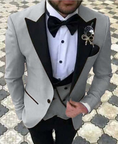 men's suits & blazers custom made terno slim groom wedding men suit masculino (jacket+pant+vest+tie bow) mens's 3 pieces for, White;black
men's suits & blazers custom made terno slim groom wedding men suit masculino (jacket+pant+vest+tie bow) mens's 3 pieces for, White;black