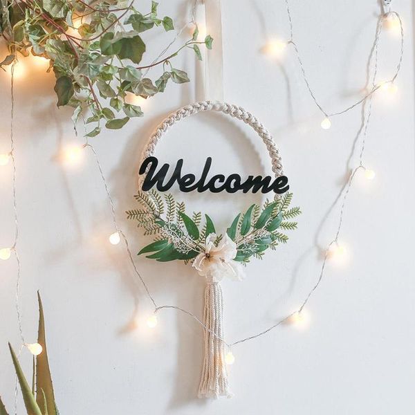 decorative objects & figurines simulation plant garland door pendant welcome sign ornament household decoration handmade hanging ornaments
decorative objects & figurines simulation plant garland door pendant welcome sign ornament household decoration handmade hanging ornaments