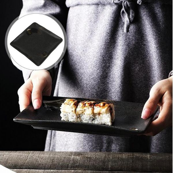 dishes & plates 1pc japanese style ceramic tableware snack plate sushi dish pastry (black)
dishes & plates 1pc japanese style ceramic tableware snack plate sushi dish pastry (black)
