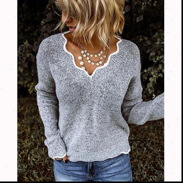 womens sweaters casual sweater women fashion v neck long sleeve winter autumn warm pullover solid knitted jumper, White;black
womens sweaters casual sweater women fashion v neck long sleeve winter autumn warm pullover solid knitted jumper, White;black
