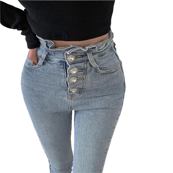 women's jeans high waist women chic fashion stretch tight trousers korean version ins heavy diamond buckle, Blue
women's jeans high waist women chic fashion stretch tight trousers korean version ins heavy diamond buckle, Blue