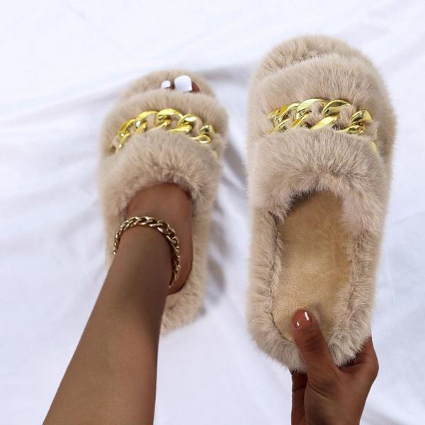 slippers furry fur flip flops women summer faux sandals designer chain plush beach home flat shoes ytmtloy zapatillas mujer, Black
slippers furry fur flip flops women summer faux sandals designer chain plush beach home flat shoes ytmtloy zapatillas mujer, Black