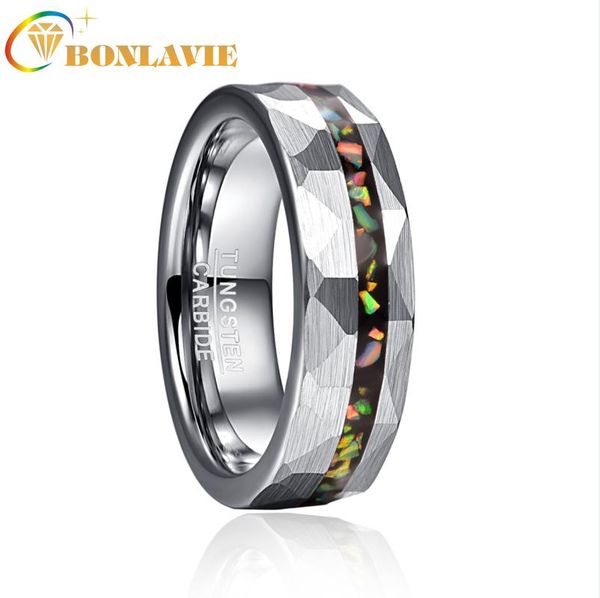wedding rings 6mm hammered fine sand inlaid with opal tungsten carbide steel ring men's and women's engagement jewelry, Slivery;golden
wedding rings 6mm hammered fine sand inlaid with opal tungsten carbide steel ring men's and women's engagement jewelry, Slivery;golden