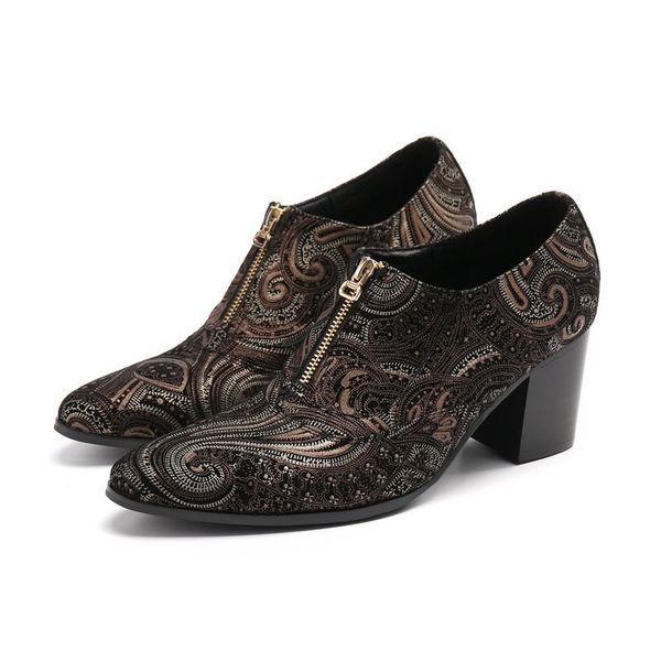 dress shoes summer pattern man high heel crocodile pointed luxurious grace office wedding business men's, Black
dress shoes summer pattern man high heel crocodile pointed luxurious grace office wedding business men's, Black
