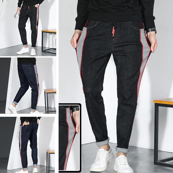 men's jeans large size loose straight brand 6xl/7xl spring/summer drawstring pants, Blue
men's jeans large size loose straight brand 6xl/7xl spring/summer drawstring pants, Blue
