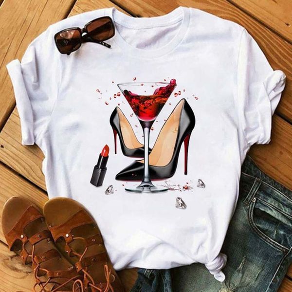 2021 summer plus size women's t-shirt 3xl white short-sleeved cotton breathable wine glass high heels printing fashion trend style, Gray;blue
2021 summer plus size women's t-shirt 3xl white short-sleeved cotton breathable wine glass high heels printing fashion trend style, Gray;blue