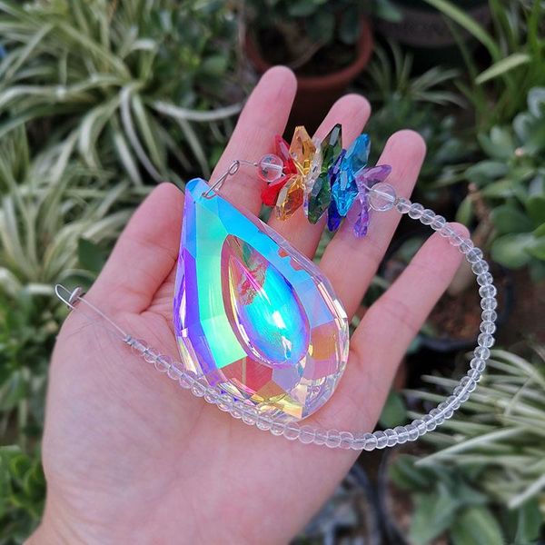 crystal suncatcher 76mm rainbow pendant chandelier prism parts window hanging ornament home garden decor figurine xmas gift decorations
crystal suncatcher 76mm rainbow pendant chandelier prism parts window hanging ornament home garden decor figurine xmas gift decorations