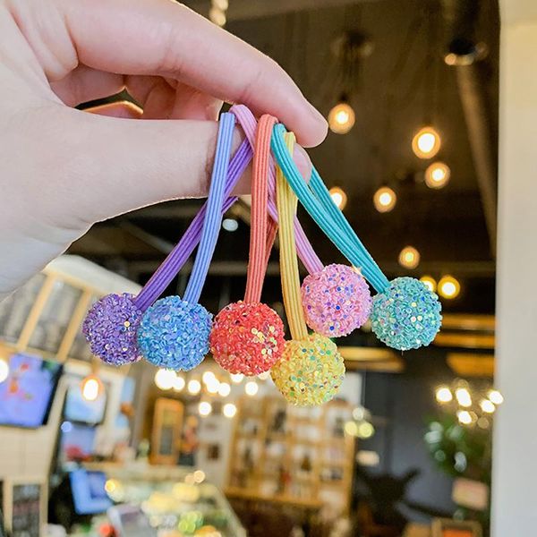 hair accessories 2pcs cute color ball princess headwear kids elastic bands children tie ropes girls headdress, Slivery;white
hair accessories 2pcs cute color ball princess headwear kids elastic bands children tie ropes girls headdress, Slivery;white