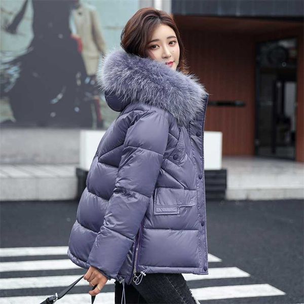 short gloosy parka coat fashion pocket winter jackets for women solid casual hooded with fur collar 211216, Black
short gloosy parka coat fashion pocket winter jackets for women solid casual hooded with fur collar 211216, Black
