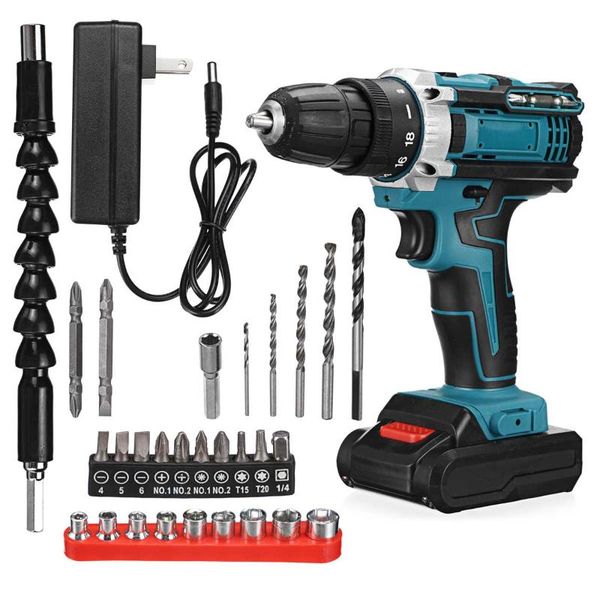 professiona electric drills 21v 2000 rpm drill cordless screwdriver wireless power tools hammer set with lithium battery
professiona electric drills 21v 2000 rpm drill cordless screwdriver wireless power tools hammer set with lithium battery