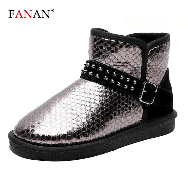 boots fanan winter women genuine leather ankle shoes casual warm wool snow female bling rivet platform lady shoe plus size, Black
boots fanan winter women genuine leather ankle shoes casual warm wool snow female bling rivet platform lady shoe plus size, Black