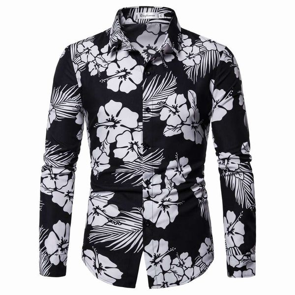 men's casual shirts shirt summer fashion printing men's casual long sleeve european base rawv, White;black
men's casual shirts shirt summer fashion printing men's casual long sleeve european base rawv, White;black