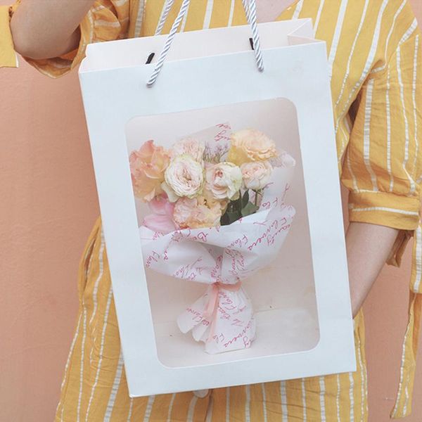 gift wrap creative flower handbag kraft paper card bag bouquet wedding party packaging window valentine's day
gift wrap creative flower handbag kraft paper card bag bouquet wedding party packaging window valentine's day