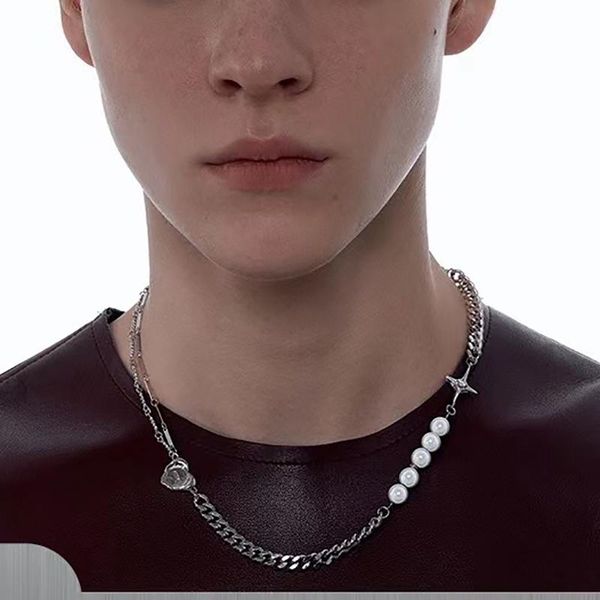 chains 2021 unique design bead pearl stitching necklace cross pendant clavicle chain fashion sweet party jewelry, Silver
chains 2021 unique design bead pearl stitching necklace cross pendant clavicle chain fashion sweet party jewelry, Silver