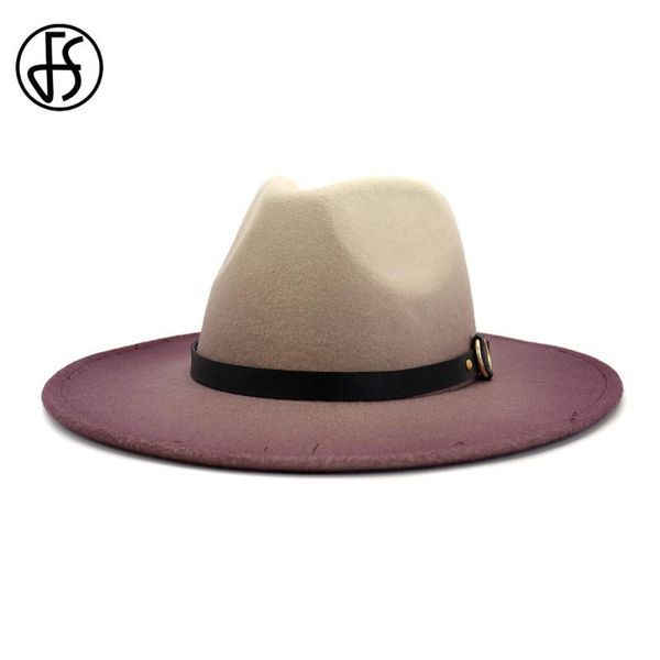 felt fedora hat jazz caps with wide brim women men gradient color wool blend panama trilby vintage party wedding hats, Blue;gray
felt fedora hat jazz caps with wide brim women men gradient color wool blend panama trilby vintage party wedding hats, Blue;gray