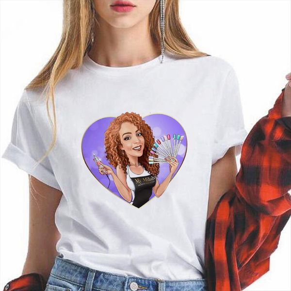spring arrivals clothing plus size womens makeup artist printed aesthetic young style girls tee shirt high quality, White
spring arrivals clothing plus size womens makeup artist printed aesthetic young style girls tee shirt high quality, White