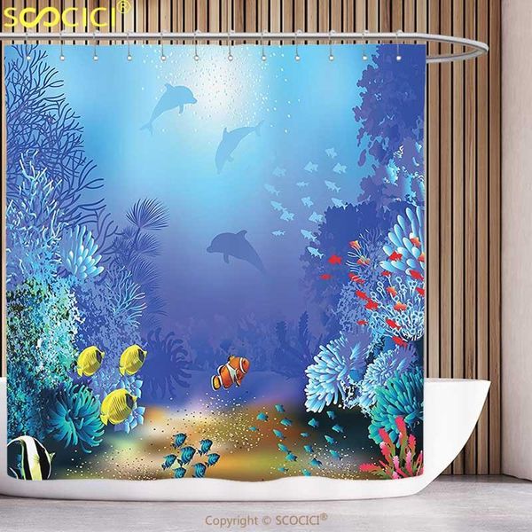 shower curtains decorative curtain ocean animal decor underwater coral reef polyps algae dolphins and goldfishes bubbles deep print blue
shower curtains decorative curtain ocean animal decor underwater coral reef polyps algae dolphins and goldfishes bubbles deep print blue