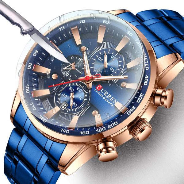 wristwatches curren fashion watches mens creative men's luxury quartz sports waterproof business, Slivery;brown
wristwatches curren fashion watches mens creative men's luxury quartz sports waterproof business, Slivery;brown