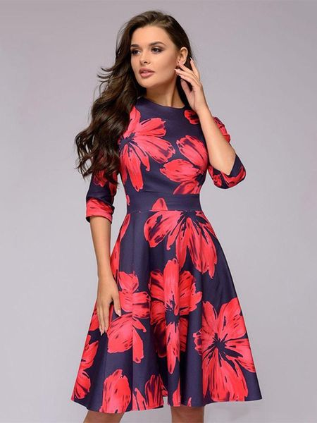 casual dresses 2021 women's dress retro banquet round neck printed fashion a-word sexy, Black;gray
casual dresses 2021 women's dress retro banquet round neck printed fashion a-word sexy, Black;gray