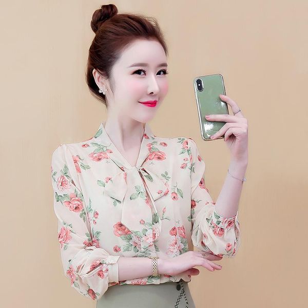women's blouses & shirts coigarsam blouse women autumn 2021 print full sleeve chiffon loose lantern bow blusas womens and, White
women's blouses & shirts coigarsam blouse women autumn 2021 print full sleeve chiffon loose lantern bow blusas womens and, White