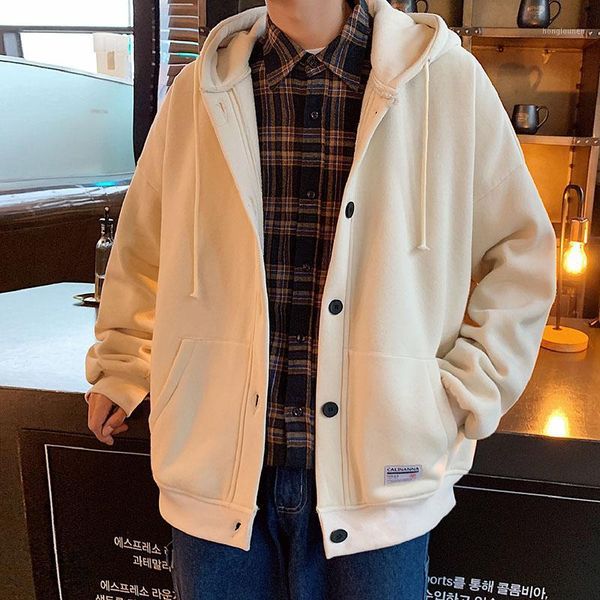 men's jackets autumn fashion jacket hooded long sleeve thick single breasted oversized streetwear casual manteaux homme coat men de50jk, Black;brown
men's jackets autumn fashion jacket hooded long sleeve thick single breasted oversized streetwear casual manteaux homme coat men de50jk, Black;brown
