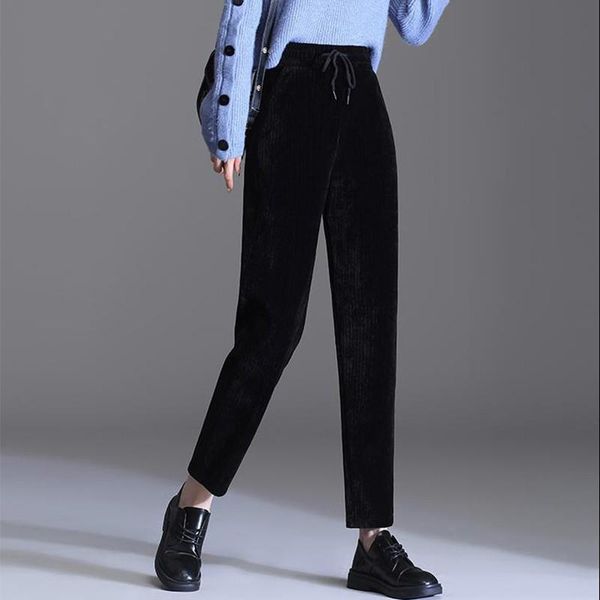 women's pants & capris womens harem casual streetwear leisure thicken wide leg elastic waist loose trousers mom autumn winter 2021, Black;white
women's pants & capris womens harem casual streetwear leisure thicken wide leg elastic waist loose trousers mom autumn winter 2021, Black;white