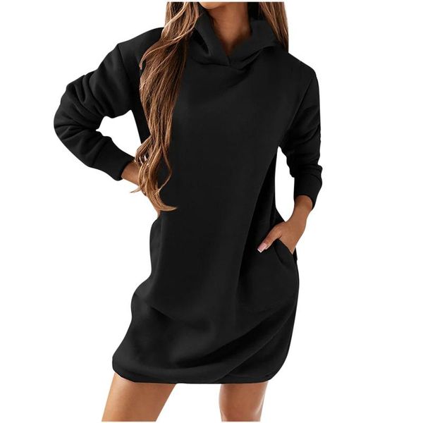 casual dresses long-sleeve dress women pocket pullover hoodie waist sweatshirt solid harajuku autumn vestidos de mujer, Black;gray
casual dresses long-sleeve dress women pocket pullover hoodie waist sweatshirt solid harajuku autumn vestidos de mujer, Black;gray
