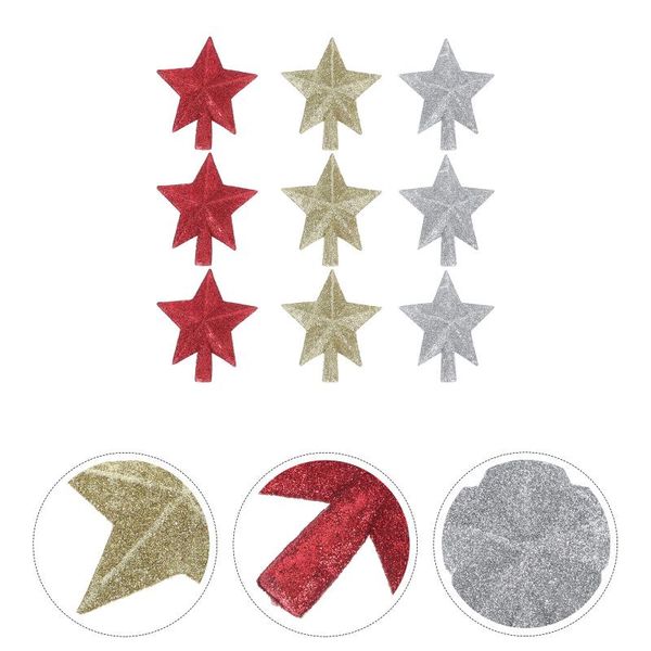 christmas decorations 9pcs treestar adornments five-pointed adornment layout ornament
christmas decorations 9pcs treestar adornments five-pointed adornment layout ornament