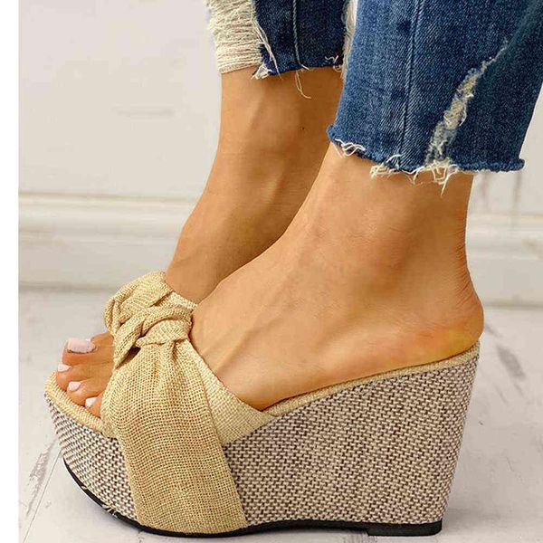 women sandals summer denim butterfly knot platform wedges high heel peep toe casual fashion beach ladies shoes zapatos de mujer y0721, Black
women sandals summer denim butterfly knot platform wedges high heel peep toe casual fashion beach ladies shoes zapatos de mujer y0721, Black