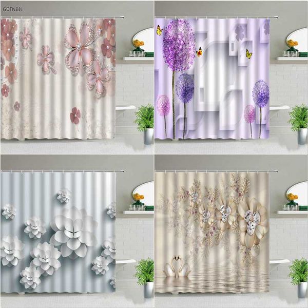 shower curtains flower curtain set pink floral purple dandelion butterfly bathroom decor luxury polyester cloth bathtub screen with hooks
shower curtains flower curtain set pink floral purple dandelion butterfly bathroom decor luxury polyester cloth bathtub screen with hooks