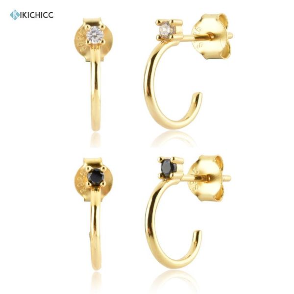 hoop & huggie kikichicc 925 sterling silver gold clear black slim 7.8mm huggies small tiny rock punk jewelry gift wedding jewels, Golden;silver
hoop & huggie kikichicc 925 sterling silver gold clear black slim 7.8mm huggies small tiny rock punk jewelry gift wedding jewels, Golden;silver