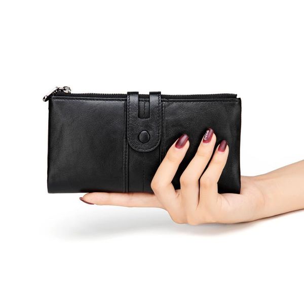 wallets retro leather ladies wallet korean fashion mobile phone change clutch rfid anti-theft brush long, Red;black
wallets retro leather ladies wallet korean fashion mobile phone change clutch rfid anti-theft brush long, Red;black