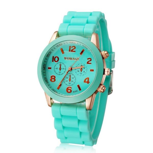 wristwatches casual watch geneva quartz men women fashion sports watches rose gold silicone dropship, Slivery;brown
wristwatches casual watch geneva quartz men women fashion sports watches rose gold silicone dropship, Slivery;brown