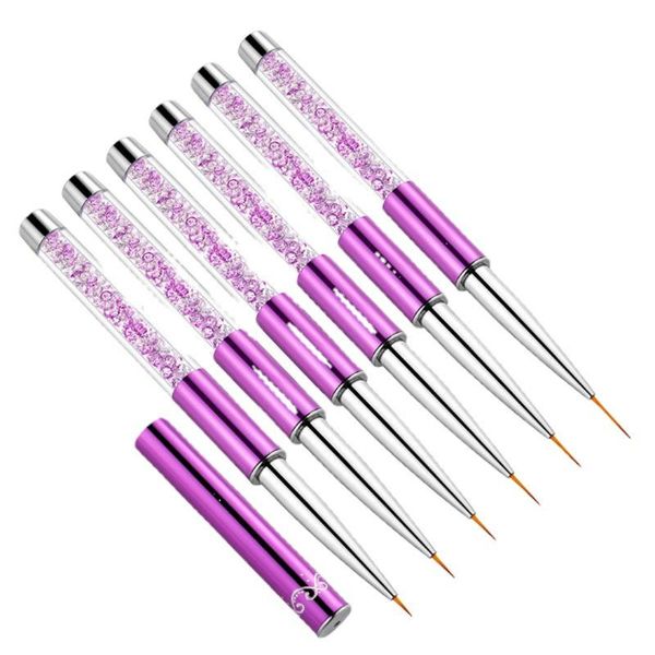 nail brushes 5mm-20mm art painting tools pen set with cover drawing purple drill rod color flower stripes, Yellow
nail brushes 5mm-20mm art painting tools pen set with cover drawing purple drill rod color flower stripes, Yellow