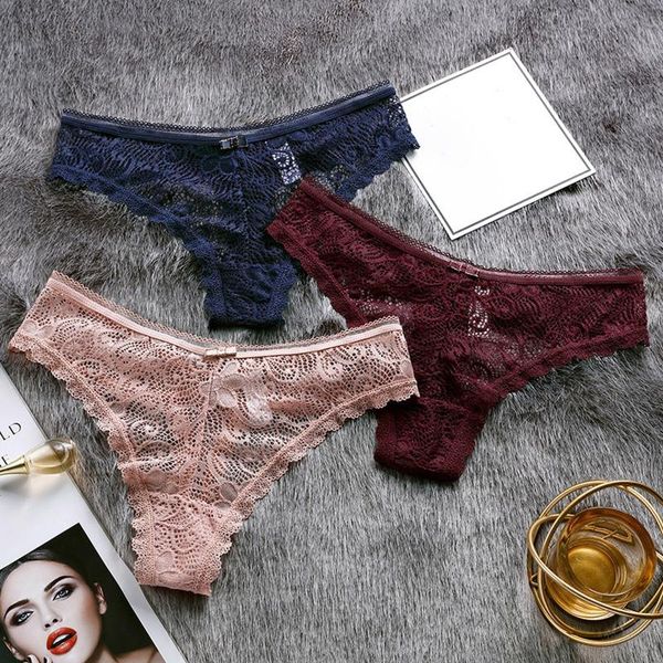 women's panties lingerie 3pc women flowers lace underwear knicker female thong briefs sensual for ladies mujer, Black;pink
women's panties lingerie 3pc women flowers lace underwear knicker female thong briefs sensual for ladies mujer, Black;pink