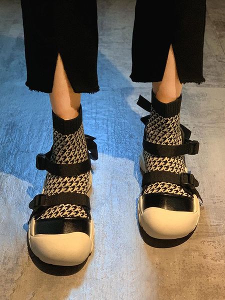 boots stretch women's shoes autumn 2021 fashion thick-soled non-slip knitted short women, Black
boots stretch women's shoes autumn 2021 fashion thick-soled non-slip knitted short women, Black