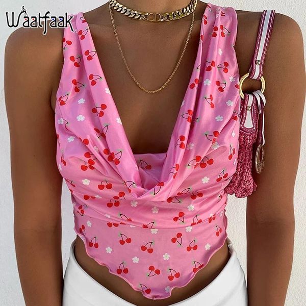 waatfaak ruched v neck y2k crop pink cherry print high street 2000s aesthetic harajuku sleeveless t shirt summer beach 2021 women's t-s, White
waatfaak ruched v neck y2k crop pink cherry print high street 2000s aesthetic harajuku sleeveless t shirt summer beach 2021 women's t-s, White